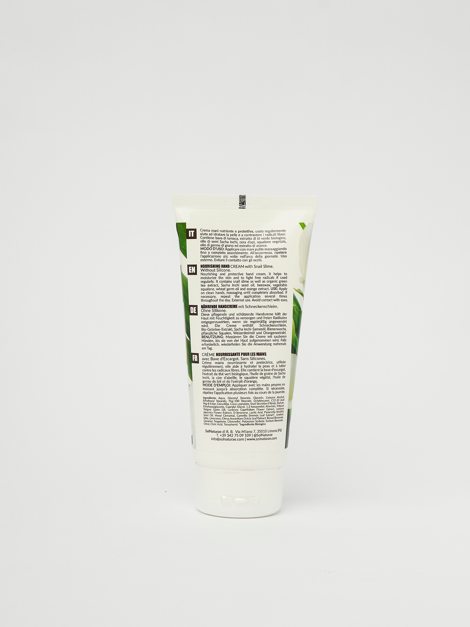 Crema Mani nutriente con bava di lumaca (senza siliconi)