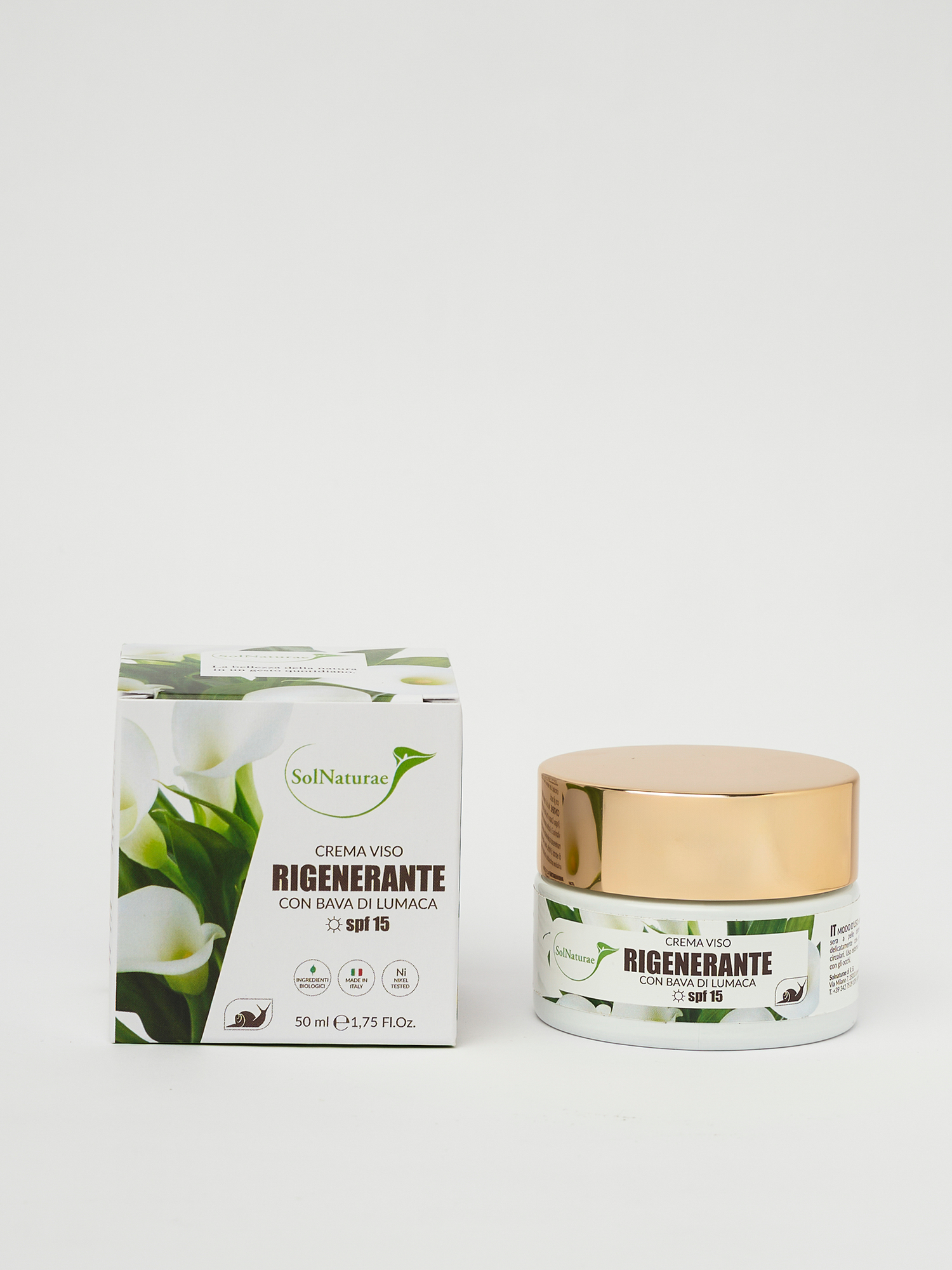 Crema Rigenerante con Bava di lumaca SPF 15