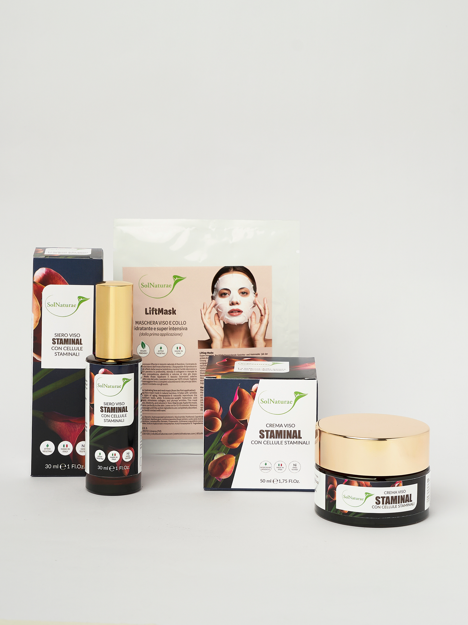 Lift Mask, maschera viso e collo monouso in bamboo